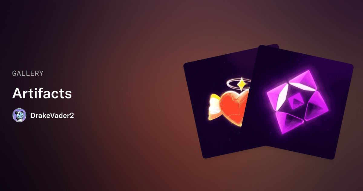 DrakeVader's tweet card. Artifacts - Gallery | OpenSea