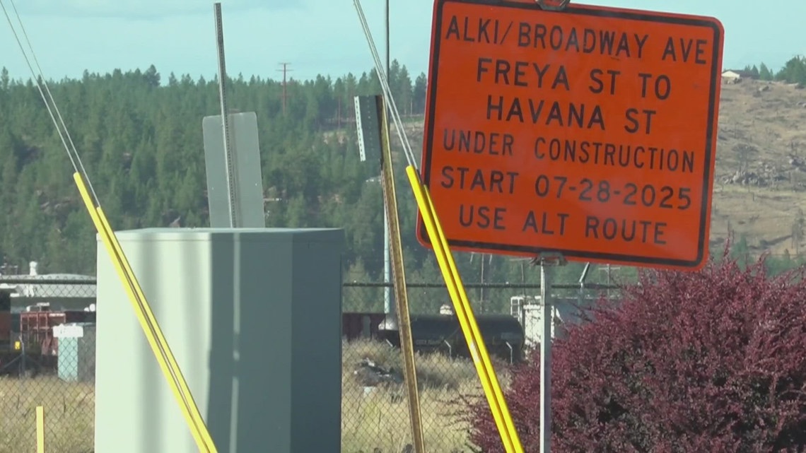 KREM2's tweet card. The city will begin three grind and overlay projects next week, two in downtown and one near Avista stadium.