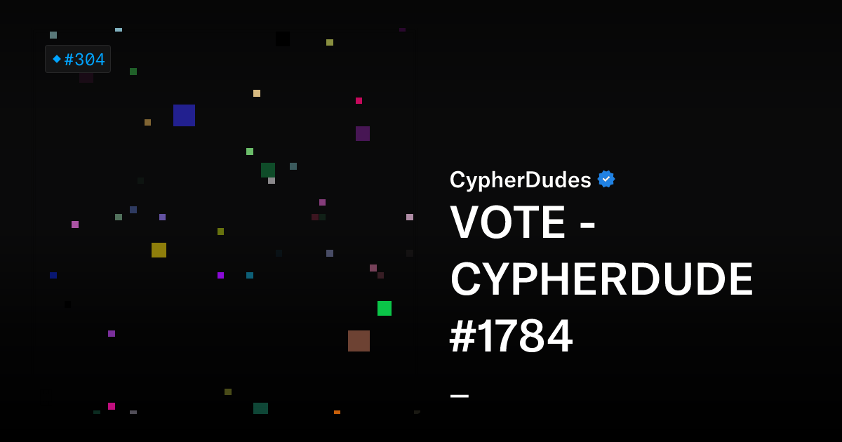 CYD_SALES_BOT's tweet card. THE CYPHERDUDES Cypherdudes is a generative onchain cryptoart series paying tribute to the Cypherpunk movement. This series takes up the graphic universe of a character that FelixFelixFelix invented...