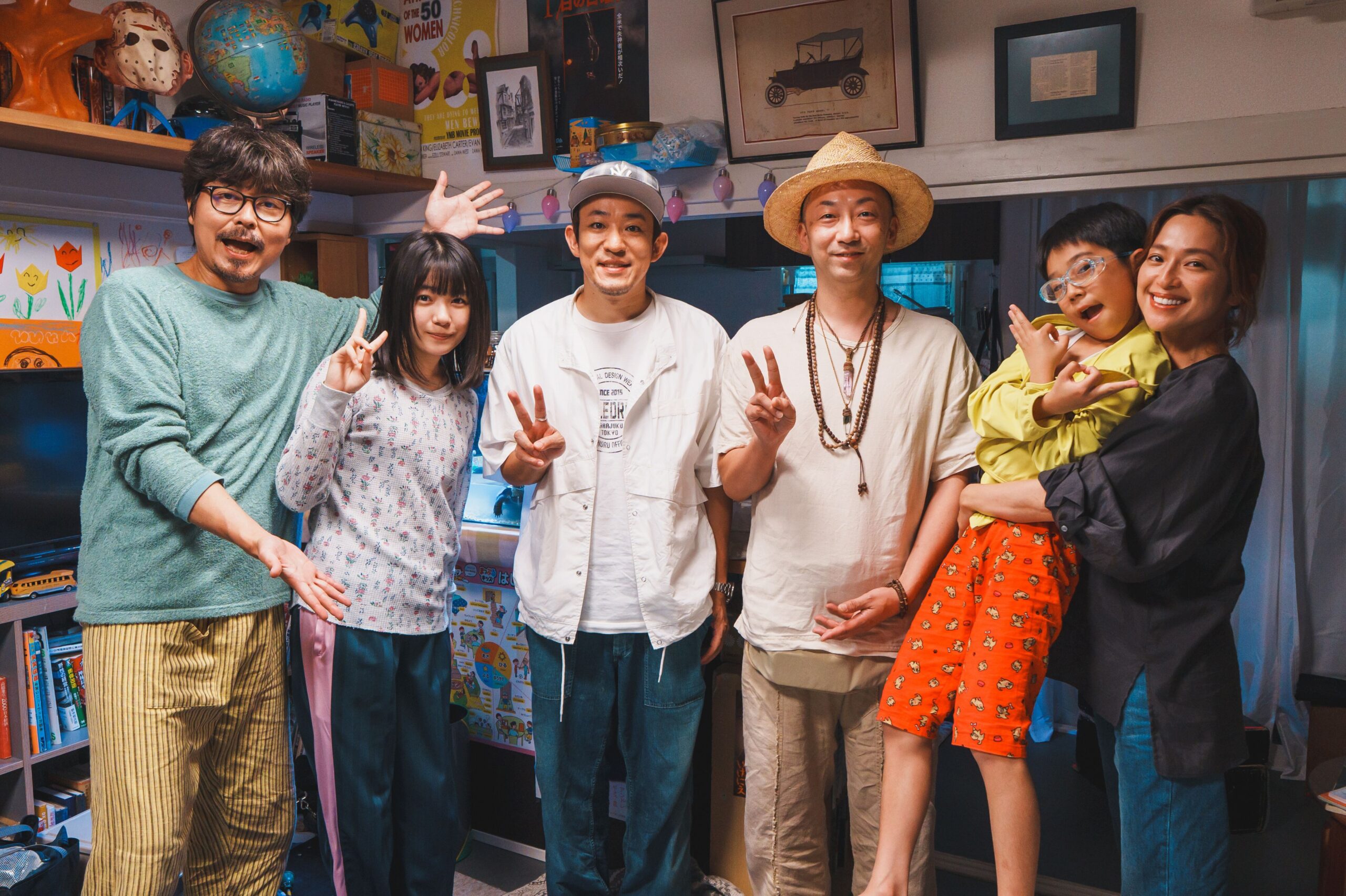 abc_mgzn's tweet card. 初対面！！ ファンモンが『朝山家』にサプライズ訪問⁉︎ | 中村アンと小澤征悦のW主演で放送する7月クールドラマ『こんばんは、朝山家です。』(毎週日曜よる10時15分～の全国ネット枠)。その主題歌「Come back