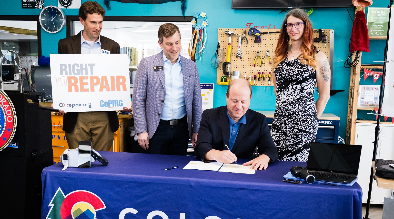 nProctor's tweet card. What does Right to Repair cover in Colorado, and what are the next steps for securing our repair rights.