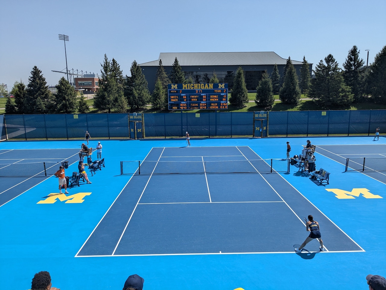 AndrewKahn's tweet card. Michigan tennis advanced to the quarterfinals of the NCAA Tournament with a win over Texas