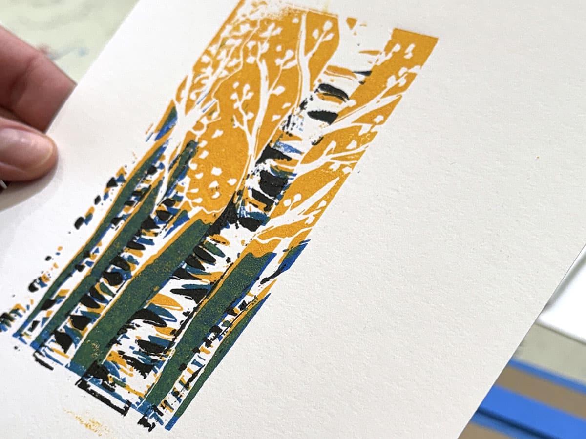 theartofed's tweet card. Unlock Creative Growth: Step-by-Step Guide to Teach Reduction Printmaking in the Classroom - Media & Techniques - The Art of Education