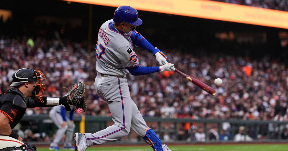 CBSSacramento's tweet card. Mark Vientos laced a two-run double, All-Star lefty David Peterson pitched out of trouble for six effective innings and the New York Mets held off the San Francisco Giants 2-1 for their sixth...
