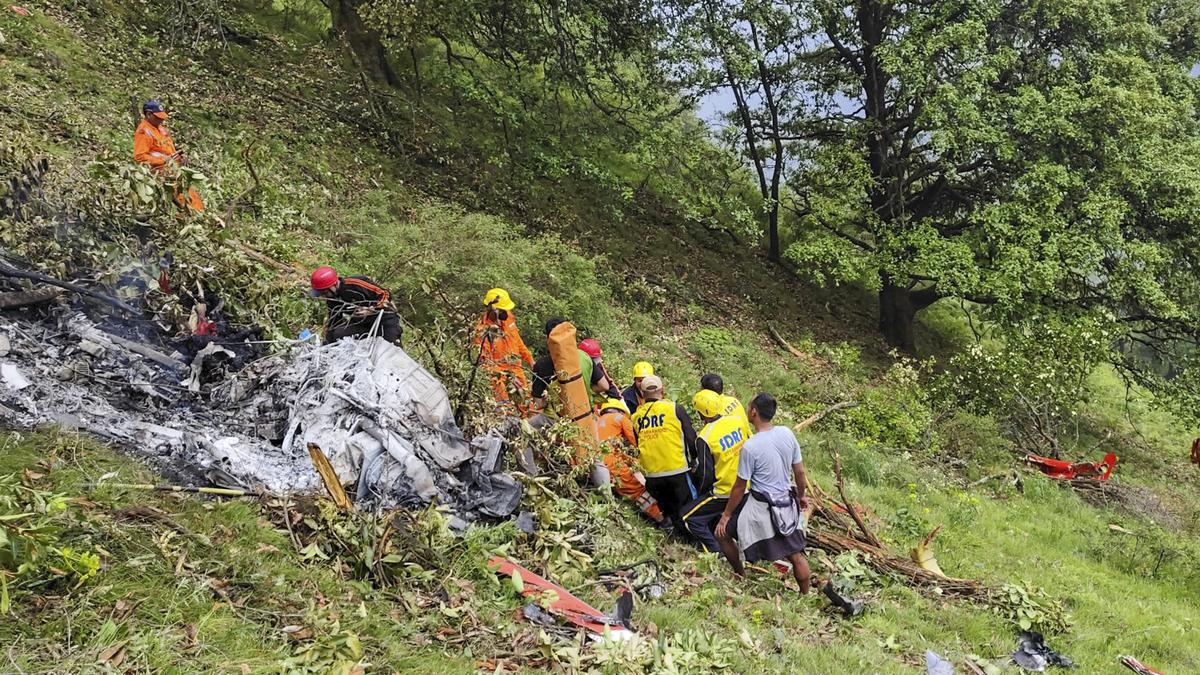 HarjeetSocial's tweet card. Kedarnath crash news: Helicopter crash near Kedarnath shrine in Uttarakhand kills all 7 on board, prompting strict safety measures by authorities.