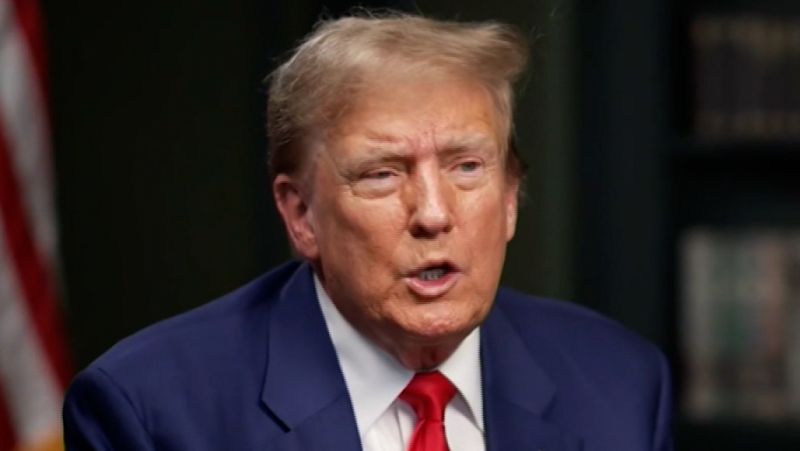 r_prior's tweet card. Former President Donald Trump, who faces the possibility of a prison sentence after he was convicted last week on 34 felony counts of falsifying business records, falsely claimed in a new interview...