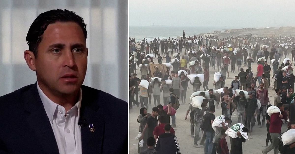 hogerkollen's tweet card. Amerikanska officeren berättar om matutdelningen i Gaza: ”Bevittnade krigsbrott”