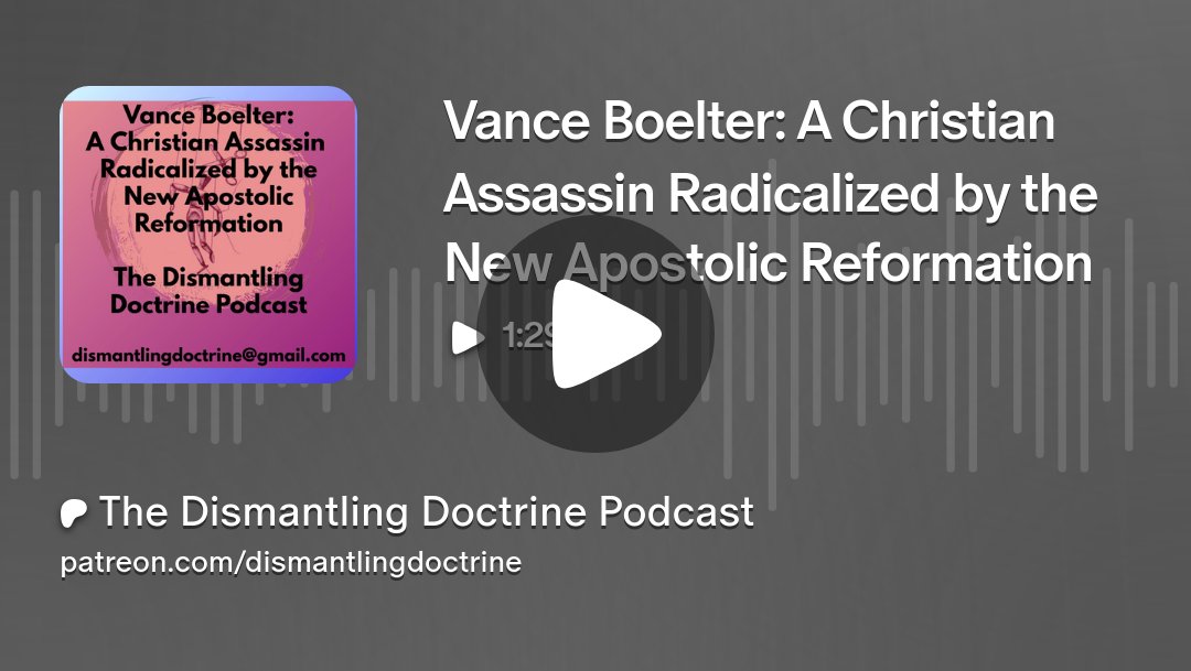 MindShift2018's tweet card. Get more from The Dismantling Doctrine Podcast on Patreon