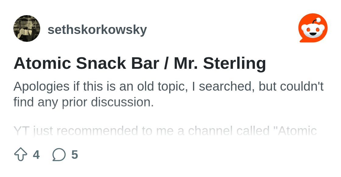 TheRSterling's tweet card. Explore this post and more from the sethskorkowsky community