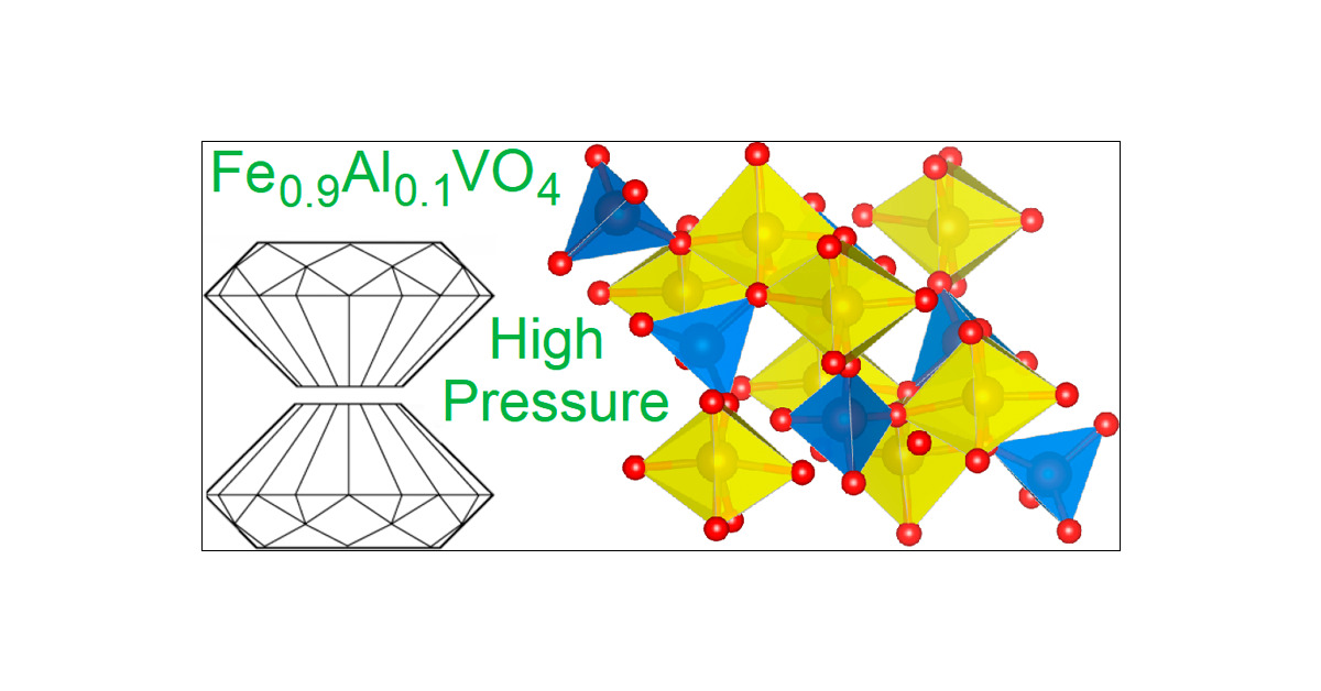 grennmat's tweet card. This study demonstrates that the influence of cationic composition on the phase behavior of vanadates under high pressure must be meticulously considered. In this investigation, we report an in situ...