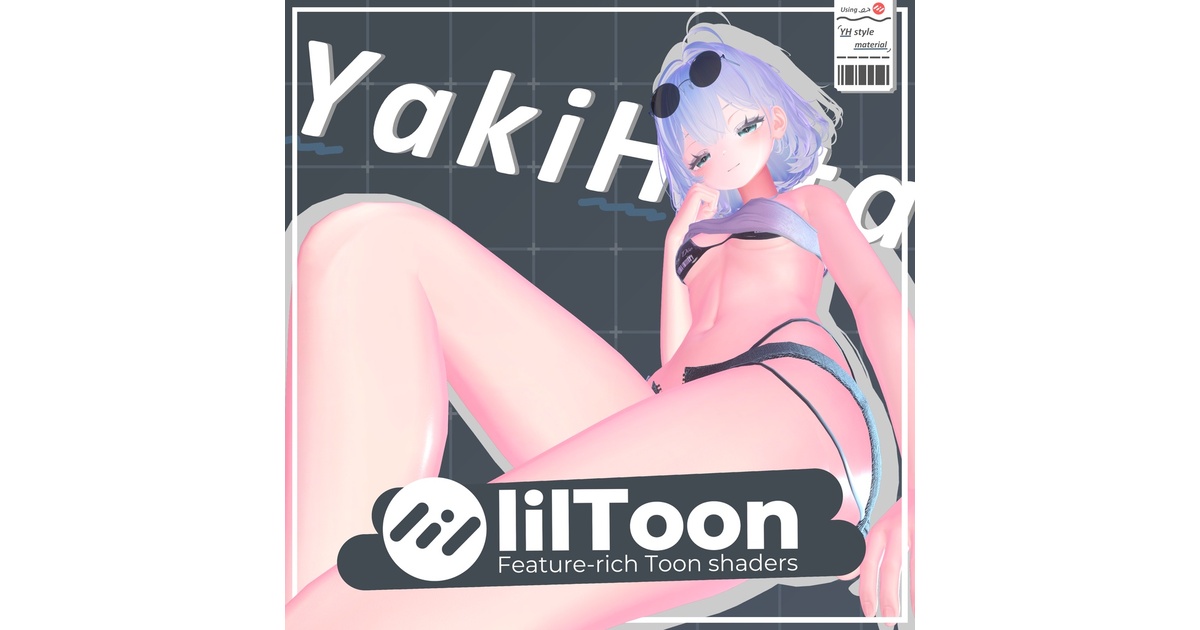 VRC_takamatiS's tweet card. 体の立体感や色艶を強調してくれる そんな感じの写真映えを意識したマテリアルです VRCやUnity内での写真撮影に是非お使いください。 7/22 11時30分までセール中です！ 1200円→1000円 写真募集中！ 「#YH式MT」 で写真をぜひ投稿してください！