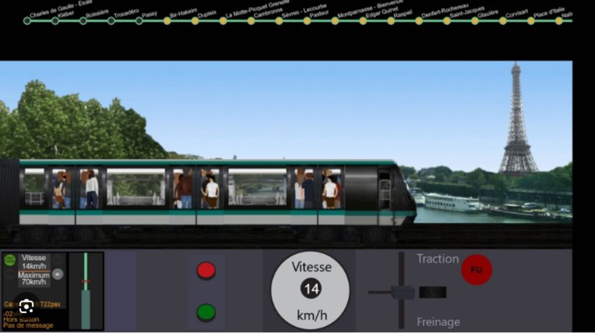 Toujourspr81598's tweet card. À 19 ans, Amélie et Amaury sont à l’origine d’un jeu de simulation ferroviaire, « Paris Métro Driver », qui reproduit fidèlement l’univers d