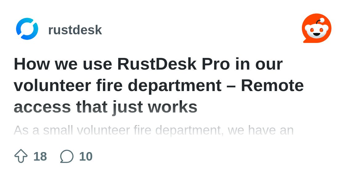 rustdesk's tweet card. Explore this post and more from the rustdesk community