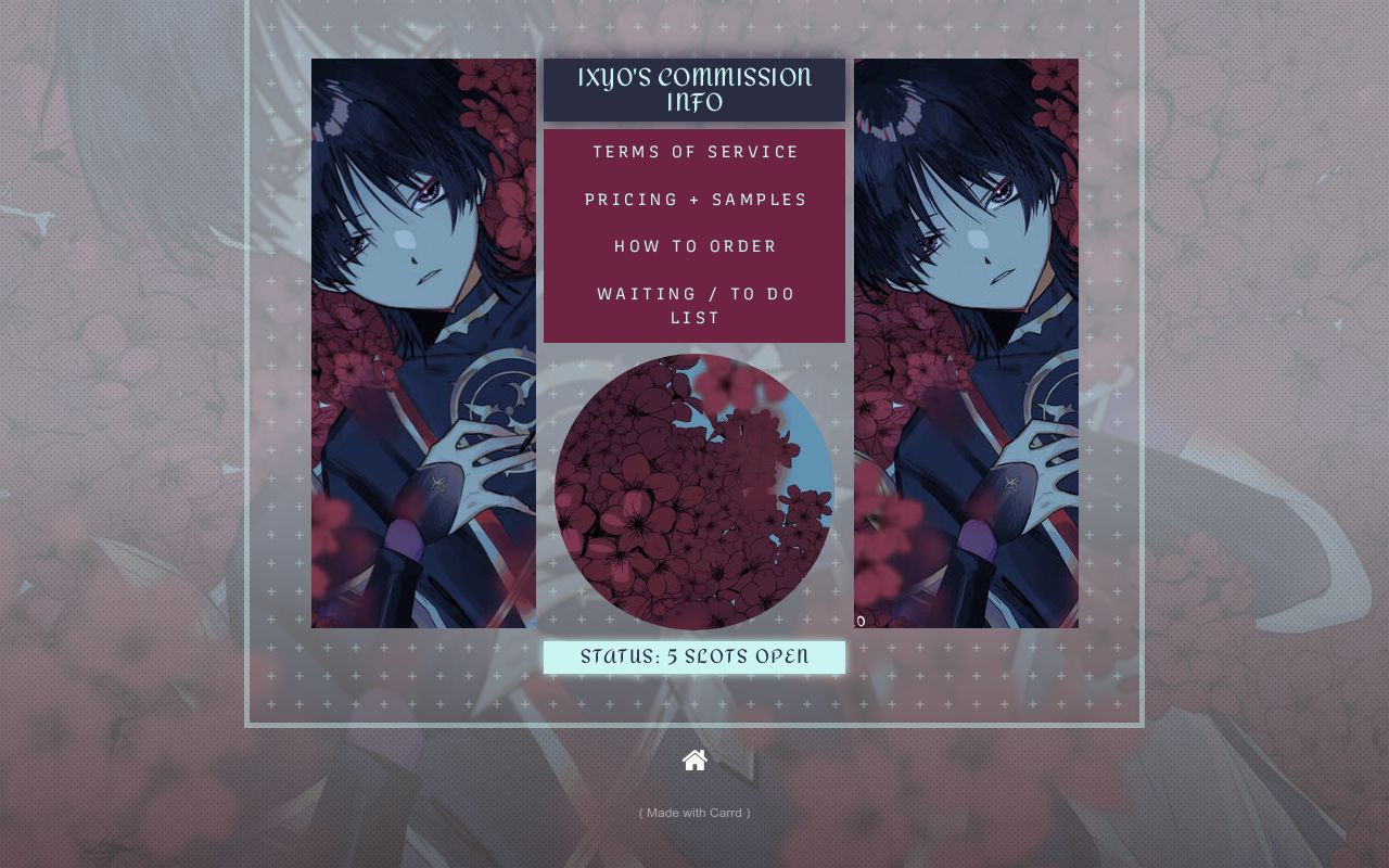 __ixyo's tweet card. IXYO's commission info!