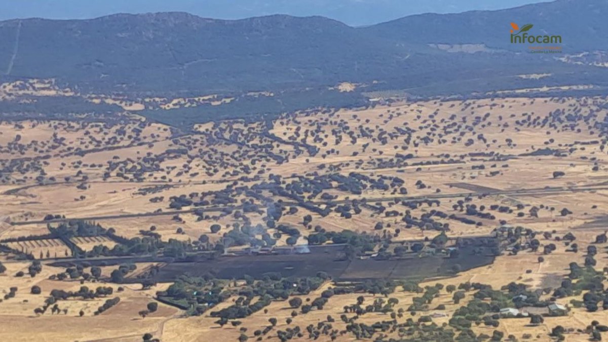 EPCLM's tweet card. Los dos incendios forestales que se declararon este sábado en Retamar y Viñuela, entidades menores de...