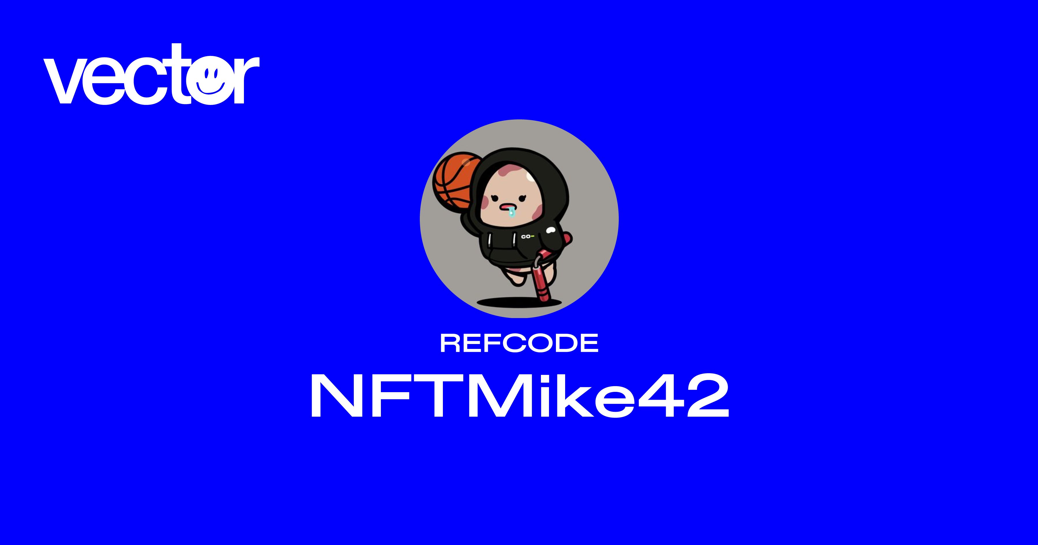 NFTMike42's tweet card. Follow my trades NFTMike42 on Vector - the largest social crypto trading app.