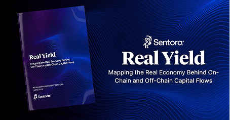 SentoraHQ's tweet card. Mapping the Real Economy Behind On-Chain and Off-Chain Capital Flows