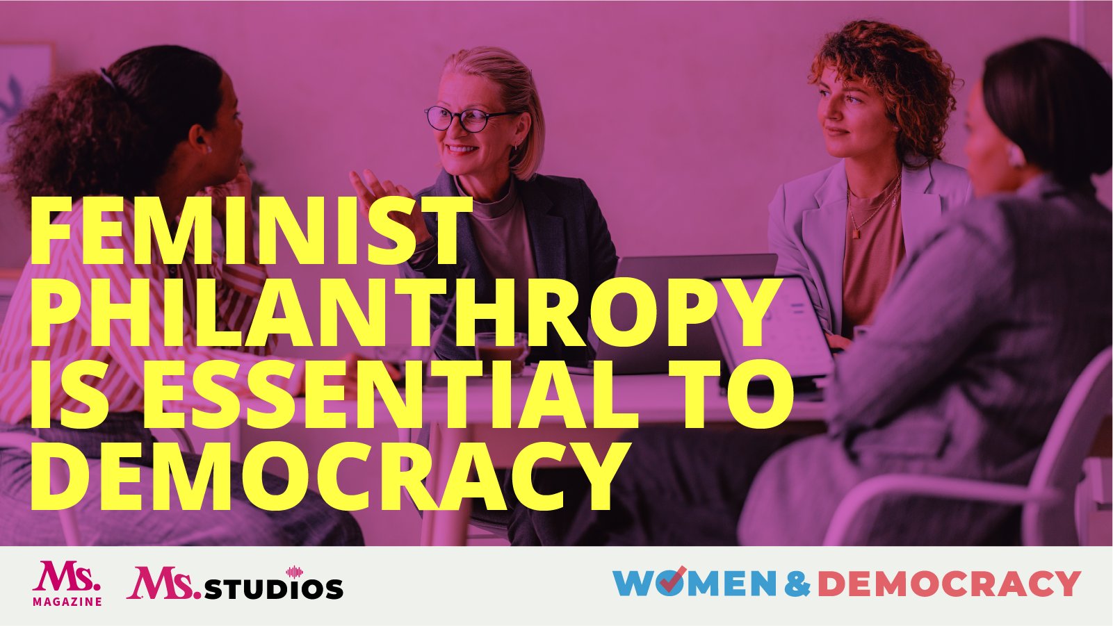 lispahani's tweet card. This installment of Women & Democracy is focused on feminist philanthropy, and the visionary leaders funding at the intersection of gender and democracy—because we all know, feminist philanthropy is...