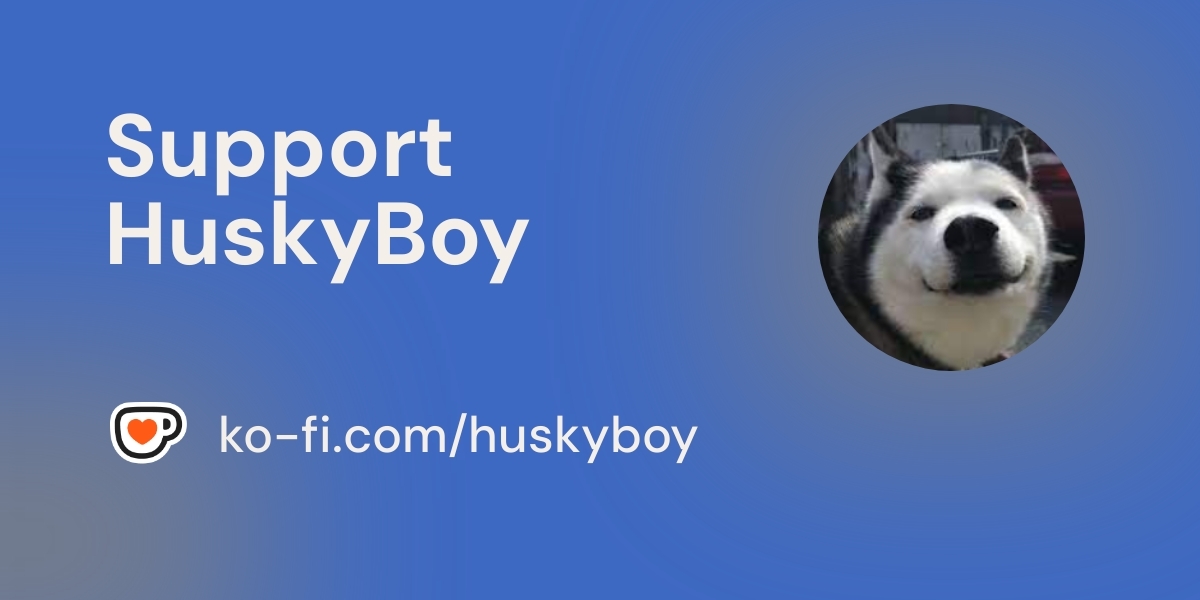 92Husky's tweet card. Become a supporter of HuskyBoy today!