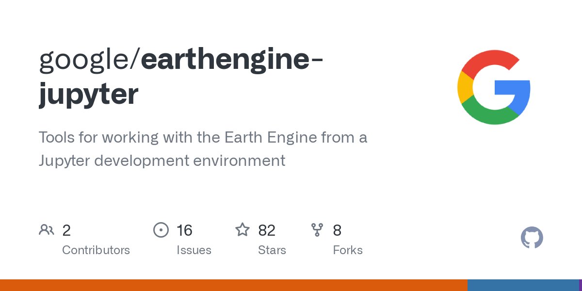 jessjaco's tweet card. Tools for working with the Earth Engine from a Jupyter development environment - google/earthengine-jupyter