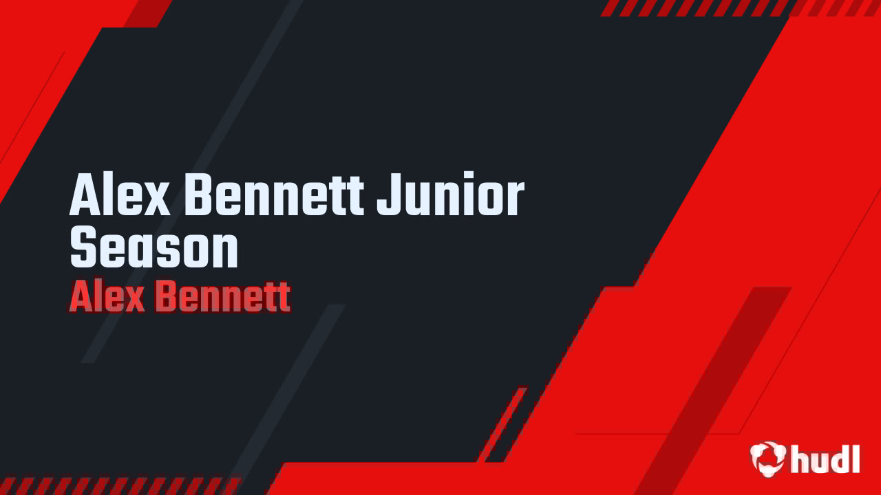 GodmadeAlex's tweet card. Alex Bennett Junior Season