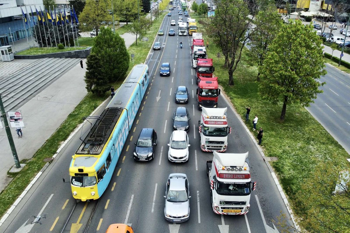N1_BiH's tweet card. Konzorcij "Logistika BiH" uputilo je pismo ministru vanjskih poslova bosne i Hercegovine Elmedinu Konakoviću u kojem traži hitno diplomatsko djelovanje, jer je