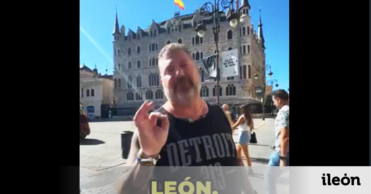 ileoncom's tweet card. El estadounidense que está visitando España se rinde ante la belleza, la arquitectura y la autenticidad de la capital leonesa elogiando su monumentalidad "con edificios impresionantes, más bonitos...