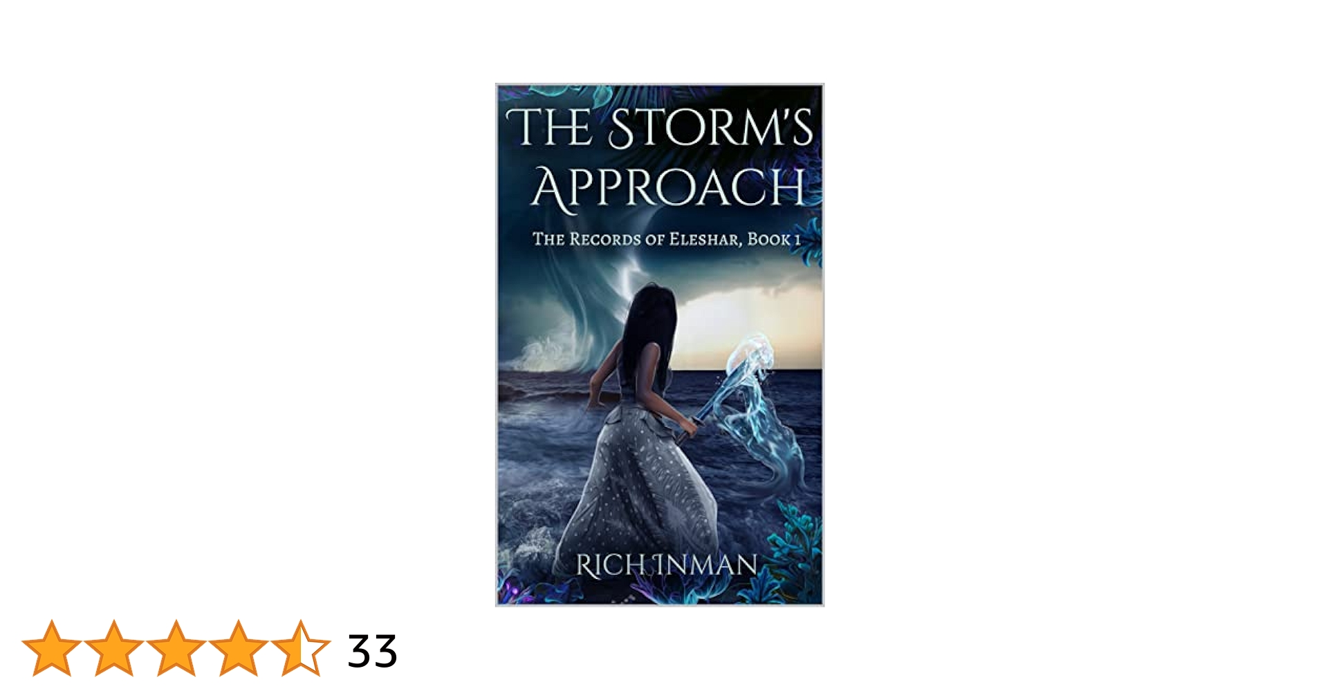 BooksGS3's tweet card. The Storm's Approach: An Action-Packed Epic Fantasy Adventure (The Records of Eleshar Book 1)