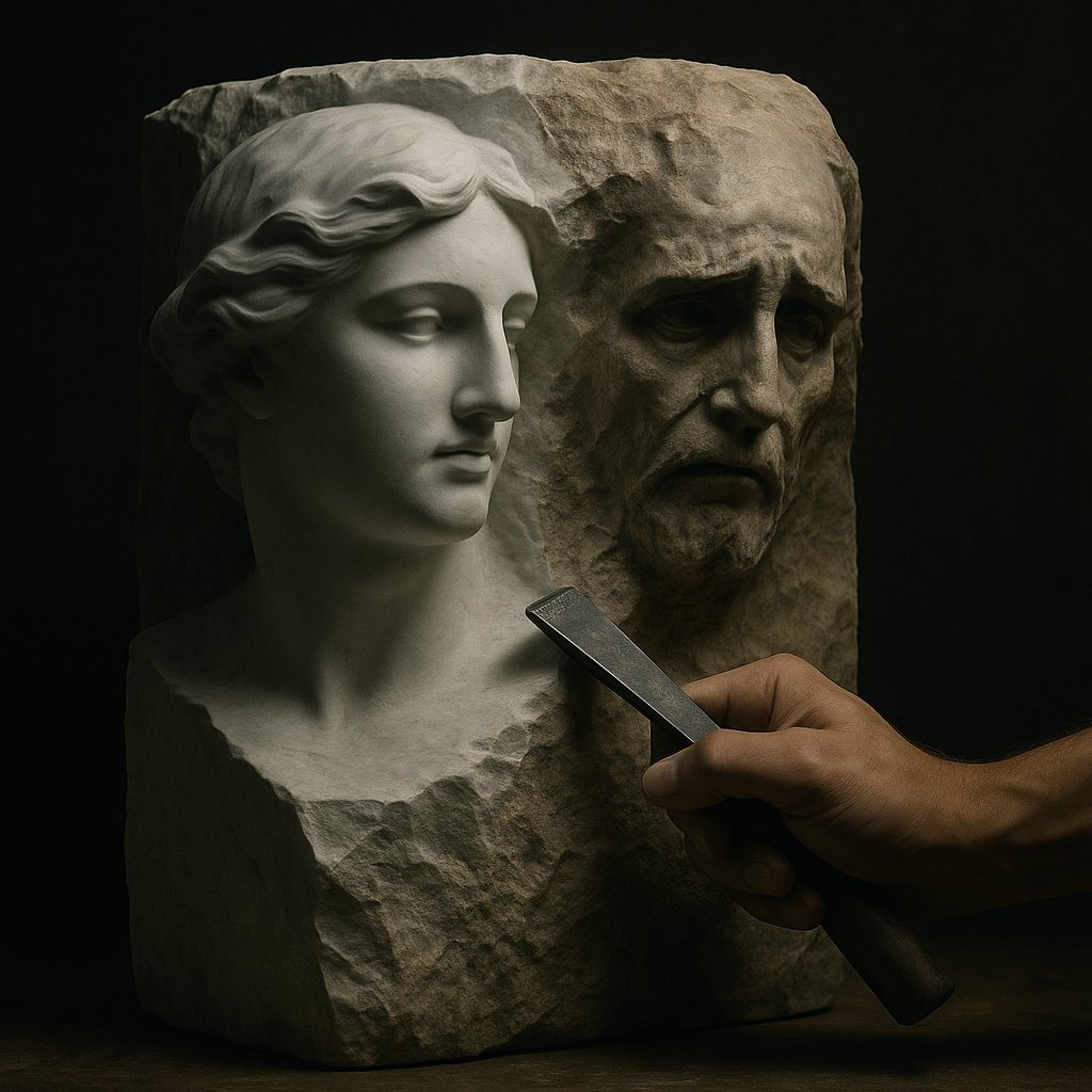 alephile's tweet card. If I could be anyone in the Early Renaissance, I would be Donatello. Not da Vinci, whose mind bent toward the celestial. Not Michelangelo…