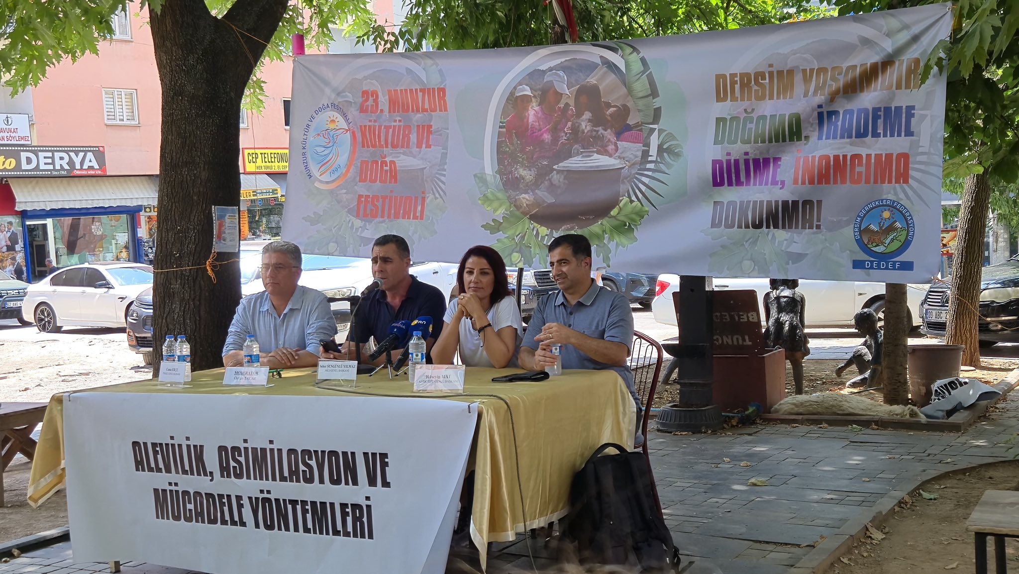 AgiAlevi's tweet card. ⌈Haber Merkezi⌉ Munzur Kültür ve Doğa Festivali kapsamında düzenlenen “Alevilik, Asimilasyon ve Mücadele Yöntemleri” başlıklı panelde, Alevi kurum temsilcileri Türkiye’de Aleviliğe yönelik yürütülen...