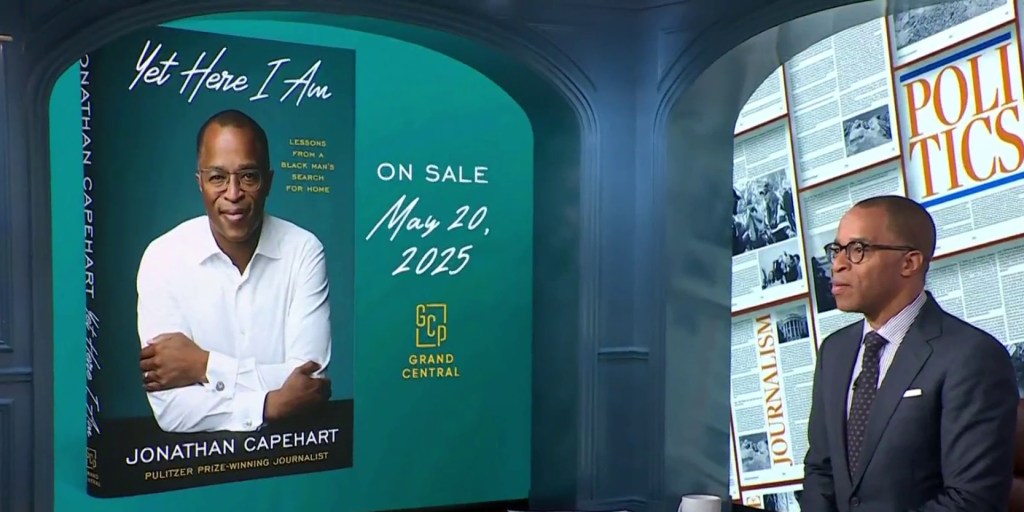 TheWeekendMSNBC's tweet card. "Y’all are going to learn the backstory of how I got here!" Pulitzer Prize winner Jonathan Capehart announces his upcoming memoir, "Yet Here I Am: Lessons from a Black Man's Search for Home" and his...