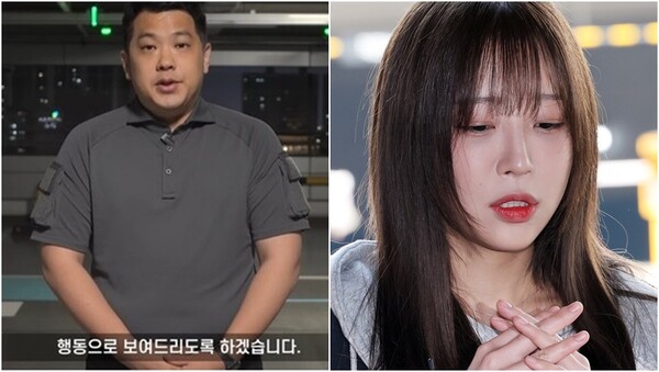 HuffPostKorea's tweet card. 끝까지 책임 묻겠다는 쯔양 측.