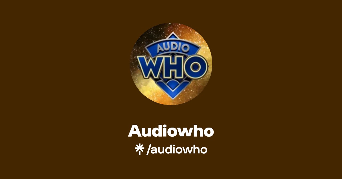 AudioWho's tweet card. Traducimos por fans y para fans el universo expandido de Doctor Who