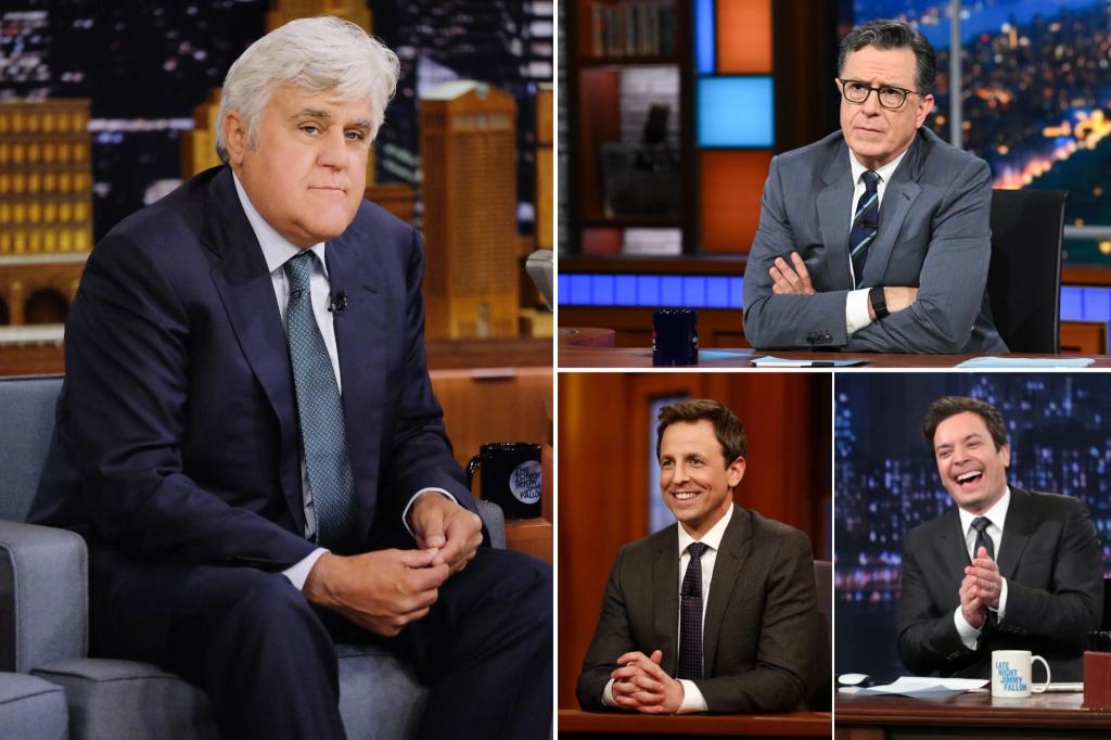 TeviTroy's tweet card. Leno went on to note how late-night comedy has changed amid the current divisive political landscape. 