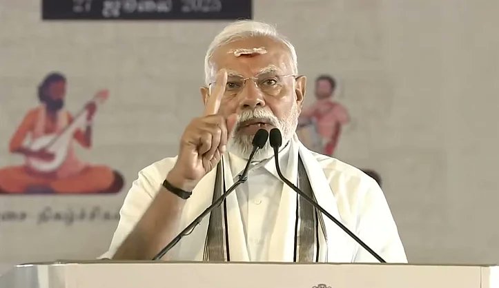 hajipurrajesh's tweet card. Prime Minister Narendra Modi on Sunday said the names of Chola emperors Raja Raja Chola and his son Rajendra Chola-I are synonymous with India's identity and pr