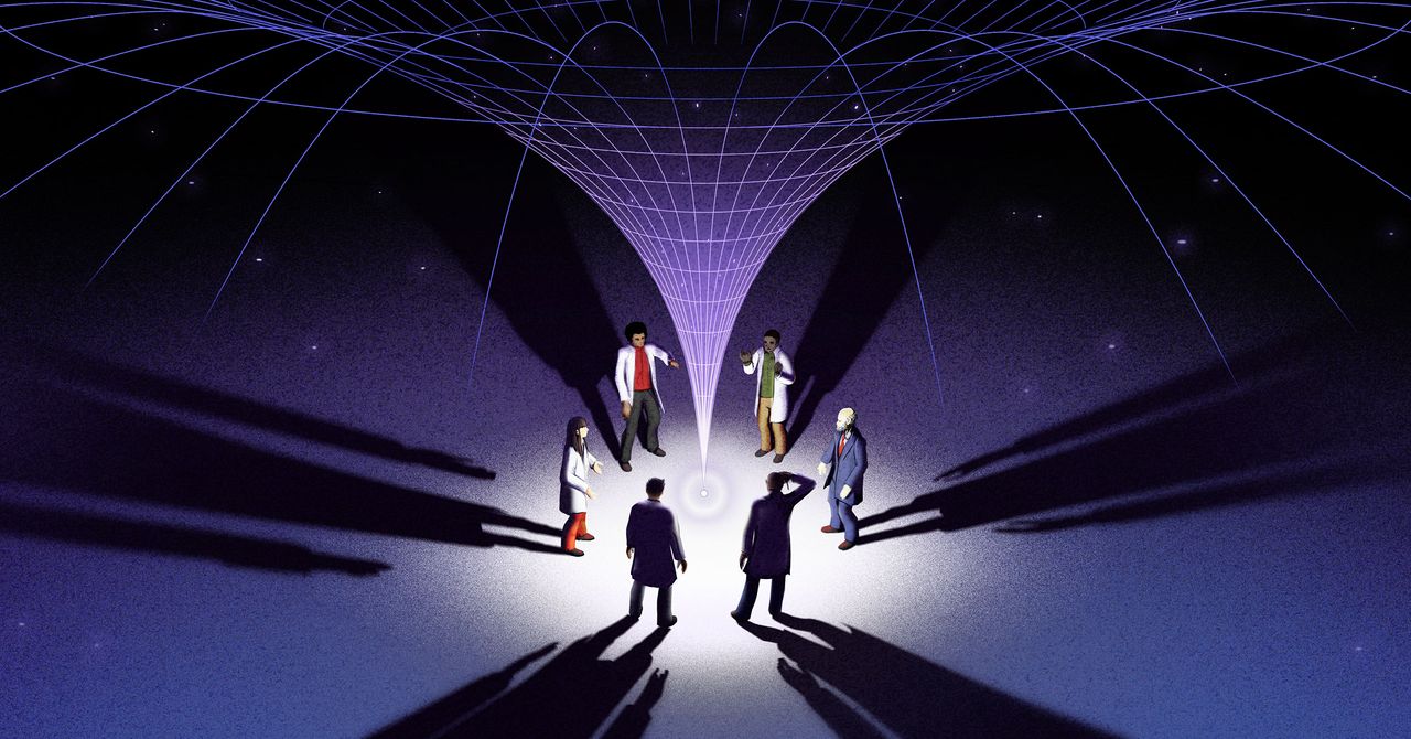 donalddhoffman's tweet card. Black hole and Big Bang singularities break our best theory of gravity. A trilogy of theorems hints that physicists must go to the ends of space and time to find a fix.