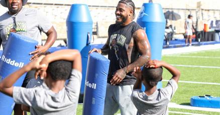 PatrickPrinceTW's tweet card. While spending the day giving back to Tulsa, the McLain graduate and Green Bay running back talked about some of his career NFL goals.