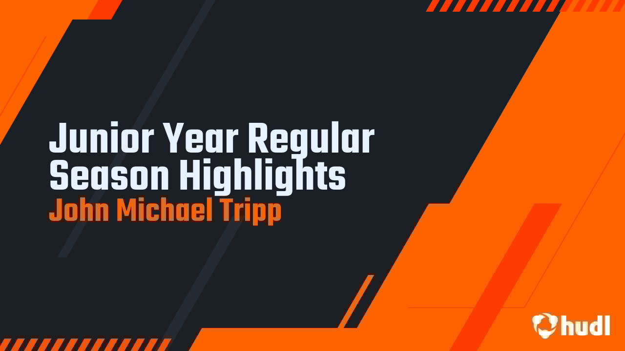 johnmtripp's tweet card. Junior Year Regular Season Highlights