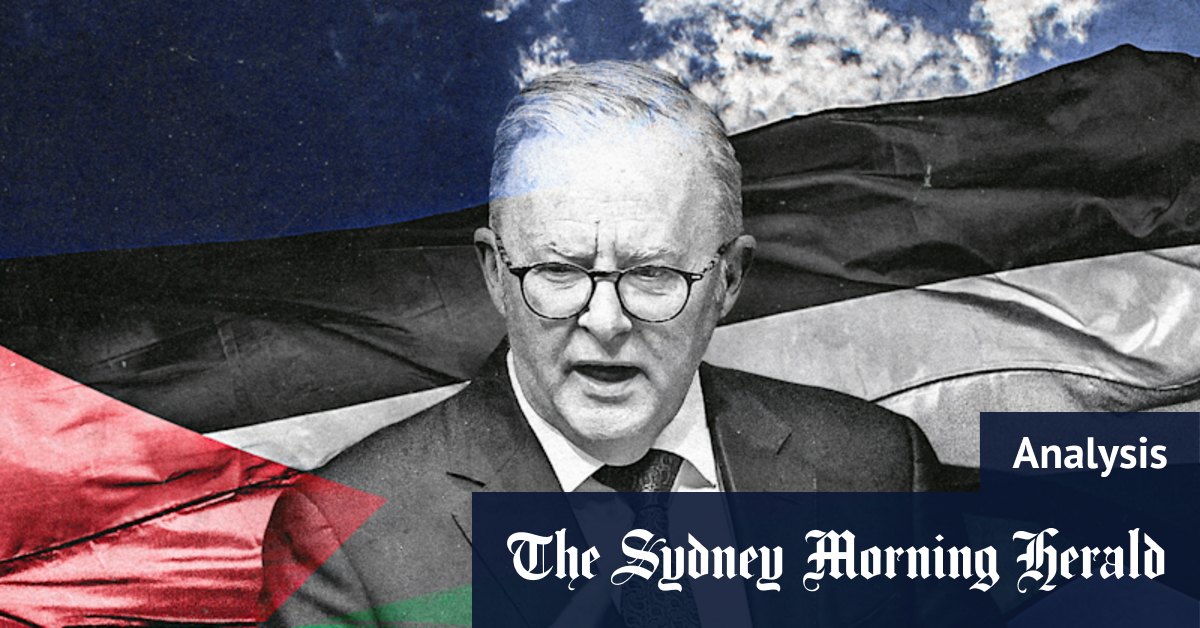 tonywalker1's tweet card. The prime minister wants to recognise Palestine. The question is one of timing and how to ensure an Australian intervention has the maximum diplomatic impact. 