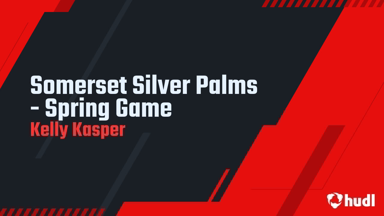 KellyKasper51's tweet card. Somerset Silver Palms - Spring Game