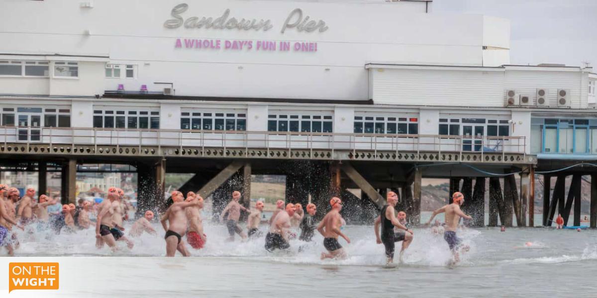 onthewight's tweet card. The 71st annual Sandown to Shanklin swim is nearly here, with a call for kayakers