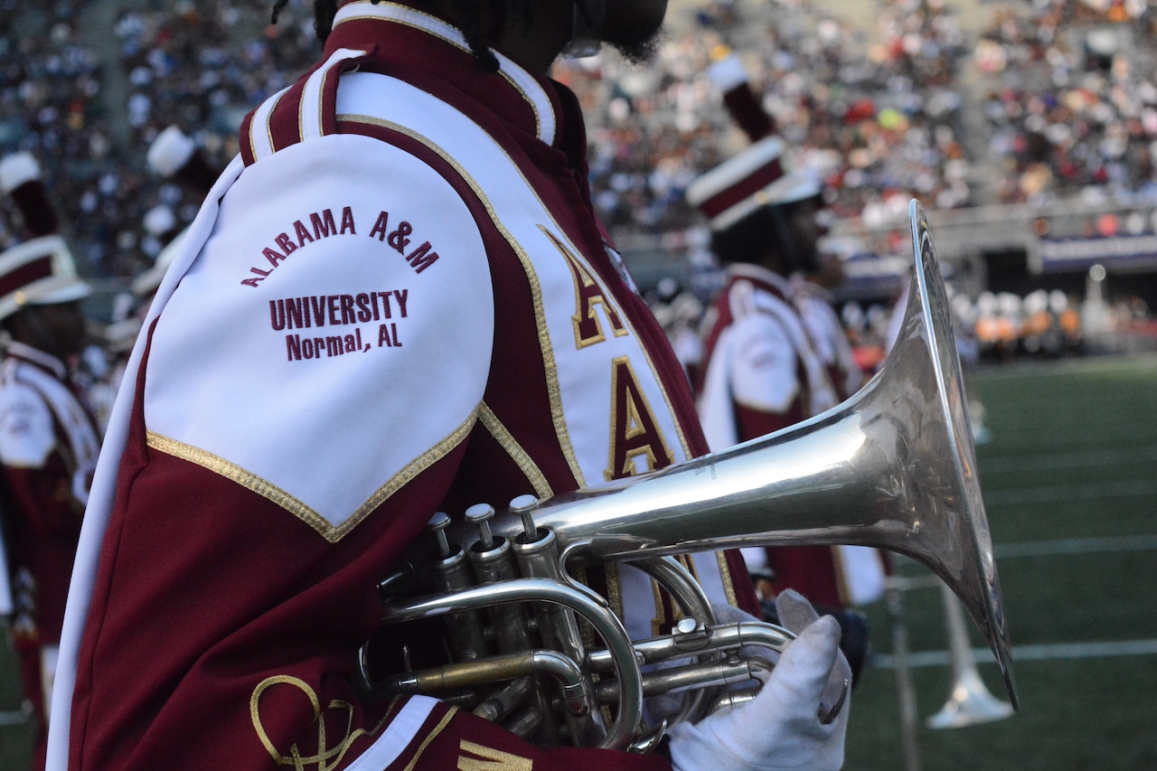 AAMUAlumniTweet's tweet card. The 84th Classic between Alabama A&M and Alabama State will be played on the last Saturday in October.
