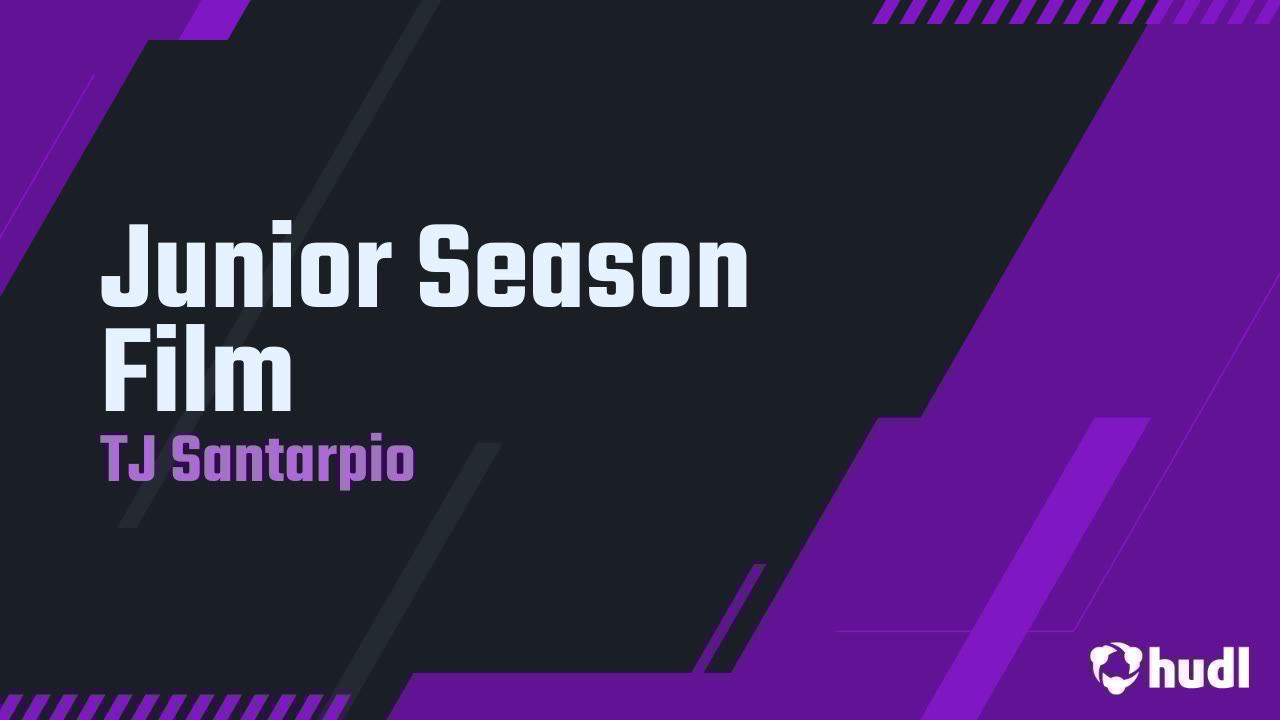tjsantarpio8's tweet card. Junior Season Film