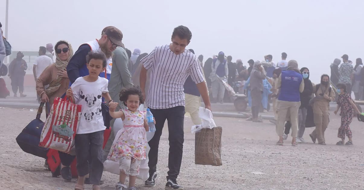 IslamicReliefUK's tweet card. Islamic Relief Afghanistan’s Communication and External Relations Manager reflects on the Afghanistan returnee crisis.