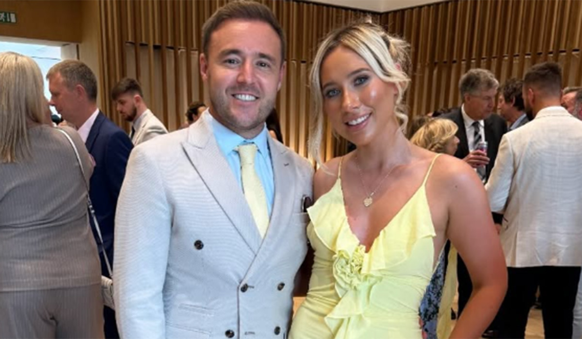EVOKE's tweet card. Among them was Alan Halsall, who plays Tyrone Dobbs, who used the wedding as the perfect opportunity to go public with his new partner Ellie Dolan.