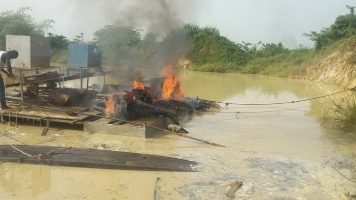 EcoConsciousGH's tweet card. The destruction of our environment and poisoning of our waters, a direct consequence of illegal mining, is high on the agenda once again .