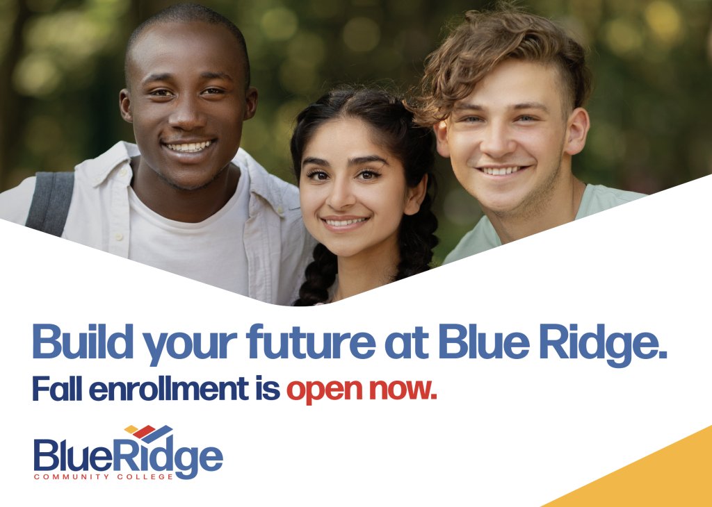BlueRidgeCC's tweet card. Marketing & Communications Dept. As enrollment for the fall semester at Blue Ridge Community College continues, the College has now released details for accelerated 8-week Short Courses that begin...