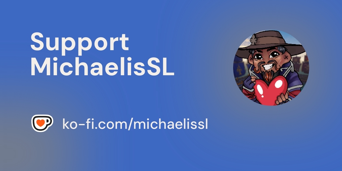 MichaelisSLT's tweet card. Become a supporter of MichaelisSL today!