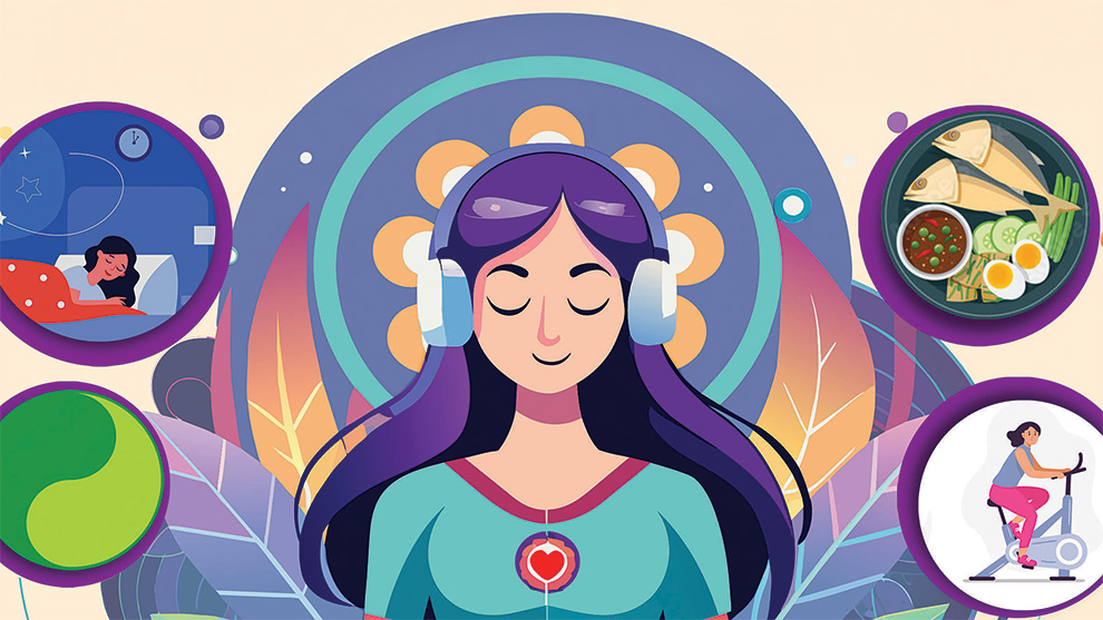 Gaceta_UNAM's tweet card. Comprenden una buena alimentación, dormir adecuadamente, actividad física, respiración y atención consciente: Gerardo Sánchez, de la Facultad de Psicología