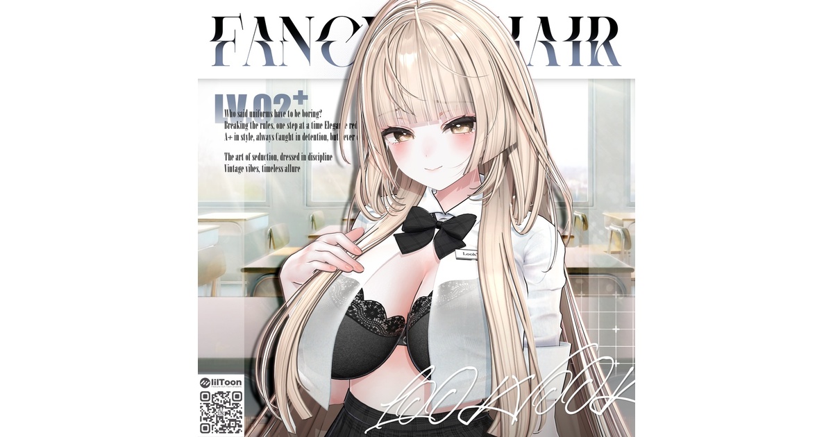 VRC_takamatiS's tweet card. 🎉【祝・1万人フォロワー達成】🎉 ✂️『𝐋𝐕.𝟐+ Fancy_Hair』販売記念セール開催中！ 🗓️7月28日（月）17:00 ～ 8月12日（火）23:59 💝販売価格：690円（通常価格：1000円）